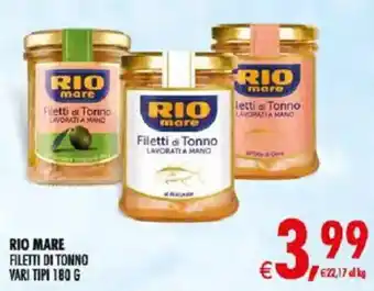 Deco Iperstore RIO MARE Filetti di Tonno offerta