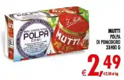 Deco Iperstore MUTTI POLPA DI POMODORO offerta