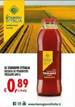Deco Iperstore LE STAGIONI D'ITALIA PASSATA DI POMODORO TOSCANO offerta