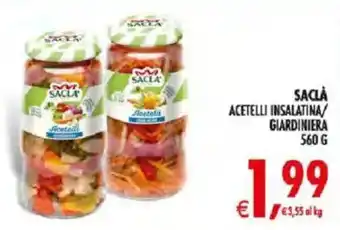Deco Iperstore SACLA ACETELLI INSALATINA/ GIARDINIERA offerta