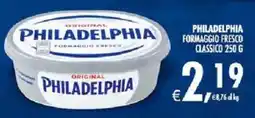 Deco Iperstore PHILADELPHIA FORMAGGIO FRESCO CLASSICO offerta