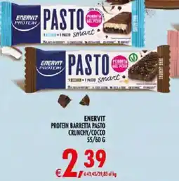 Deco Iperstore Enervit protein barretta pasto crunchy/cocco offerta