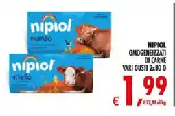 Deco Iperstore Nipiol omogeneizzati di carne offerta