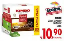 Deco Iperstore KIMBO CIALDE ESPRESSO offerta