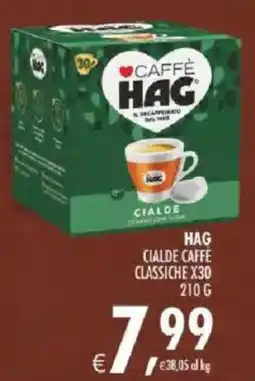 Deco Iperstore HAG CIALDE CAFFÈ CLASSICHE offerta