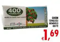 Deco Iperstore GREEN TOVAGLIOLI offerta
