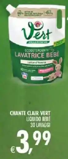 Deco Iperstore Chante clair vert liquido bebe offerta