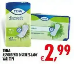 Deco Iperstore TENA ASSORBENTI DISCREET-LADY offerta