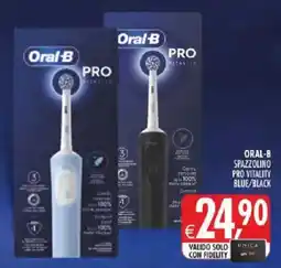 Deco Iperstore Oral-B Spazzolino Pro Vitality Blue/Black offerta