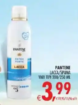 Deco Iperstore Pantene Lacca/Spuma offerta