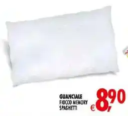 Deco Iperstore Guanciale Fiocco Memory Spaghetti offerta