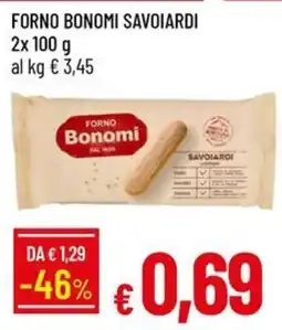 IperFamila Forno Bonomi Savoiardi offerta