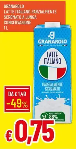 IperFamila Granarolo Latte Italiano Parzialmente Scremato offerta