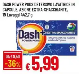 IperFamila Dash Power Pods Detersivo Lavatrice in Capsule offerta
