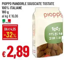 IperFamila Pioppo mandorle sgusciate tostate offerta