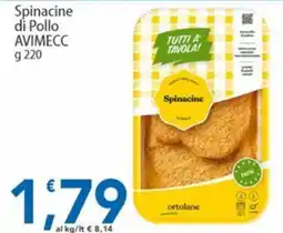 Sidis Spinacine di Pollo AVIMECC offerta