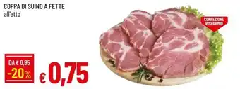 IperFamila Coppa di suino a fette offerta