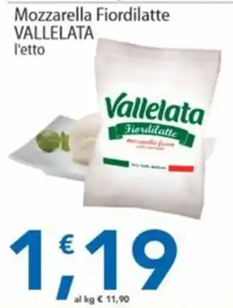 Sidis Mozzarella Fiordilatte Vallelata offerta
