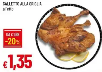 IperFamila Galletto alla griglia offerta