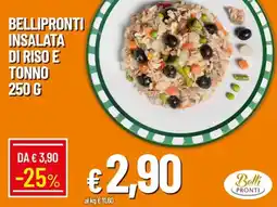 IperFamila Belli Pronti Insalata di Riso e Tonno offerta