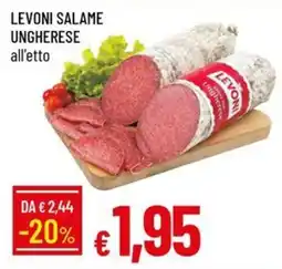 IperFamila LEVONI SALAME UNGHERESE offerta