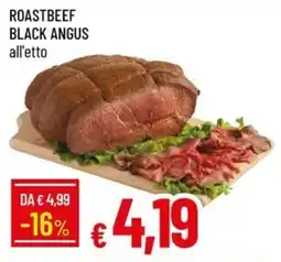 IperFamila ROASTBEEF BLACK ANGUS offerta