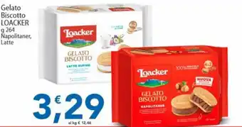 Sidis Gelato Biscotto LOACKER offerta