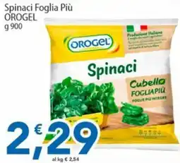 Sidis Spinaci Foglia Più OROGEL offerta
