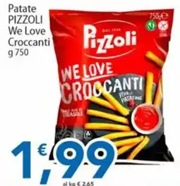 Sidis Patate PIZZOLI We Love Croccanti offerta