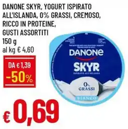 IperFamila Danone Skyr offerta