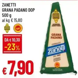 IperFamila Zanetti Grana Padano DOP offerta