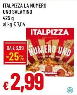 IperFamila ITALPIZZA LA NUMERO UNO SALAMINO offerta