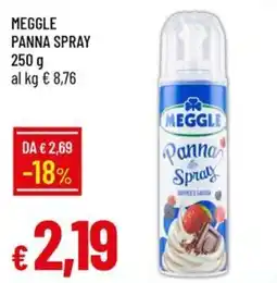IperFamila MEGGLE Panna Spray offerta
