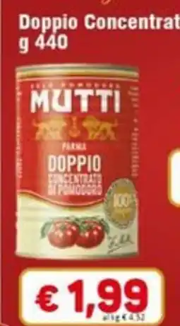 Sidis Doppio concentrato mutti offerta