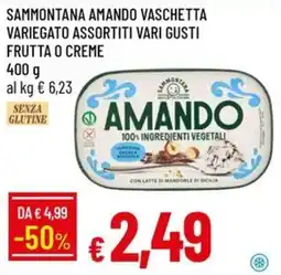 IperFamila Sammontana Amando Vaschetta offerta