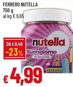 IperFamila FERRERO NUTELLA offerta