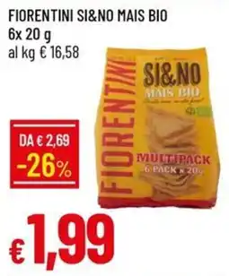 IperFamila Fiorentini Si&No Mais Bio offerta