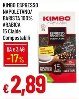 IperFamila KIMBO ESPRESSO NAPOLETANO offerta