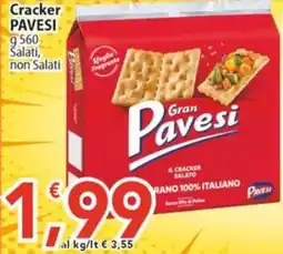 Sidis Cracker PAVESI offerta