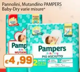 Sidis Pannolini, Mutandino PAMPERS Baby-Dry varie misure* offerta