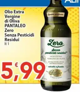Sidis Olio Extra Vergine di Oliva PANTALEO Zero offerta