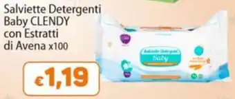 Sidis Salviette Detergenti Baby CLENDY offerta