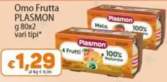 Sidis Omo Frutta PLASMON offerta