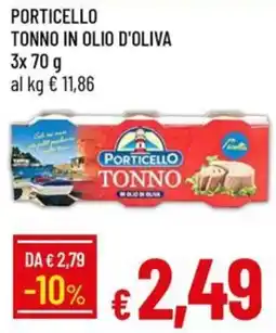 IperFamila Porticello Tonno in olio d'oliva offerta