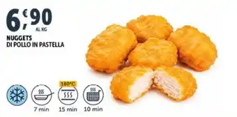 Nuggets di pollo in pastella