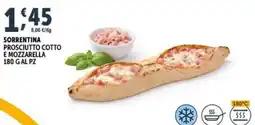 Deco Superfreddo Sorrentina prosciutto cotto e mozzarella offerta