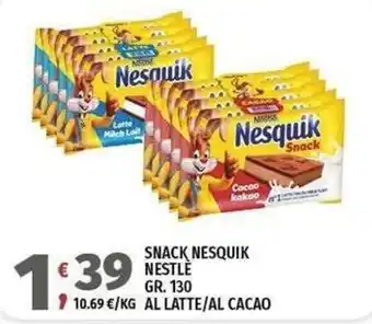 Vivo Supermercati SNACK NESQUIK NESTLÉ offerta