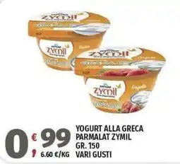 Vivo Supermercati YOGURT ALLA GRECA PARMALAT ZYMIL offerta