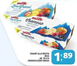 Vivo Supermercati YOGURT ALLA FRUTTA MILK offerta