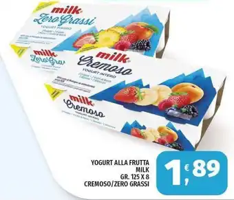 Vivo Supermercati YOGURT ALLA FRUTTA MILK offerta